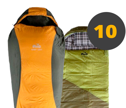 Топ-10 лучших туристических спальных мешков