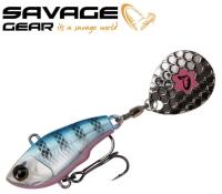 Тейл-спиннер Savage Gear Fat Tail Spin 5.5cm 9gr Blue Silver Pink