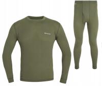 Термобелье Graff Duo Skin 300 футболка + кальсоны (оливковый) размер XXL