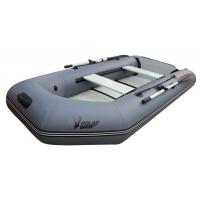 Лодка гребная-моторная Polar Bird 300 ТМ СС Teal Стеклокомпозит (серый) модель 2025 г