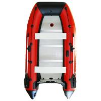 Лодка Polar Bird 360М New Merlin Стеклокомпозит (черно-красный)