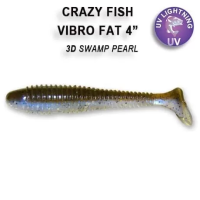 Силиконовая приманка Crazy Fish Vibro Fat 4" 15-100-3d-6