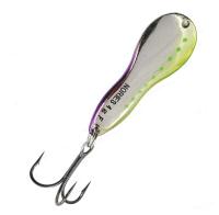 Блесна Колебалка NORIES Metal Wasaby 4gr #BR-4 Clear Water Green