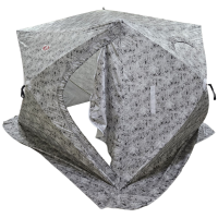 Зимняя палатка Медведь Куб 4 Лонг Люкс  (2.15*2.5/2.0m) утеплённая (3-сл)