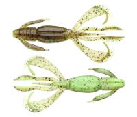 Keitech Crazy Flapper 3.6 #401T Green Pumpkin Chartreuse 