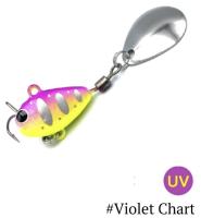 Тейл-спиннер UF Studio Hurricane 14 g. Violet Chart