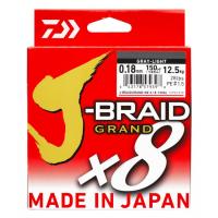Шнур Daiwa J-Braid Grand x8 (серый) 135m PE#1 (0.13mm)