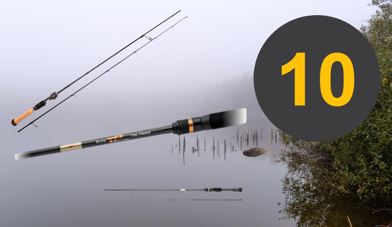 Топ-10 ультралайтовых спиннингов для ловли на микроприманки