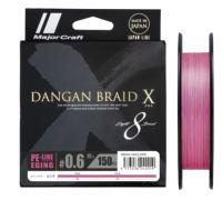 Шнур Major Craft Dangan Braid X 150m X8 Eging PE#0.8 16lb