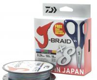 Шнур Daiwa J-Braid X8E-W/SC 150m PE#3 lb40 (0.24mm)