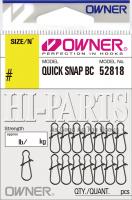 Застёжка силовая Owner Quick Snap BC №1.5 13.1кг/15шт