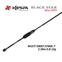 Спиннинг Xesta Black Star Multi Swap S74ML-T 2.34m 0.8-12g