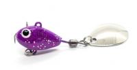 Тейл-спиннер UF Studio Hurricane 7.5 g.Violet glitter
