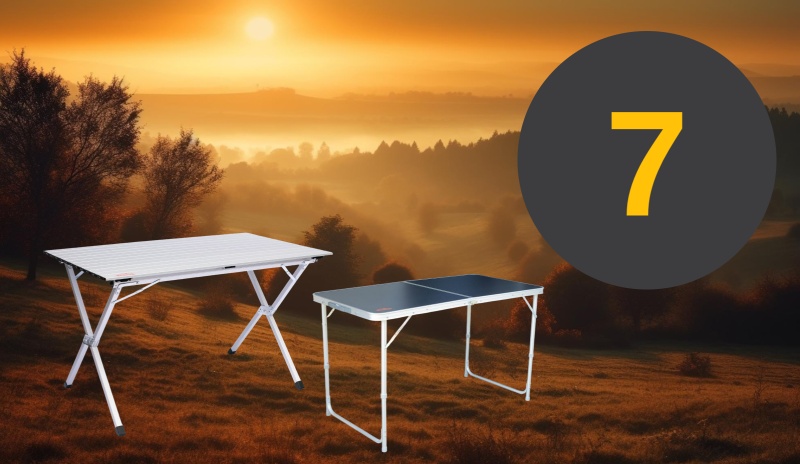 Топ-7 бюджетных складных столов для кемпинга и пикников