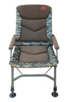 Кресло карповое, фидерное, складное, туристическое, для рыбалки Tramp Royal Camo TRF-071