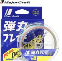 Шнур Major Craft Dangan Braid X4 Multi color 150m PE#2 30lb