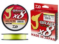 Шнур Daiwa J-Braid Grand x8 (желтый) 135м PE#1.2