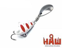 Тейл-Спиннер НАШ ТС-1 10g #Белый-Красный
