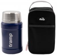 Термос Tramp пищевой в чехле 0.8 л синий