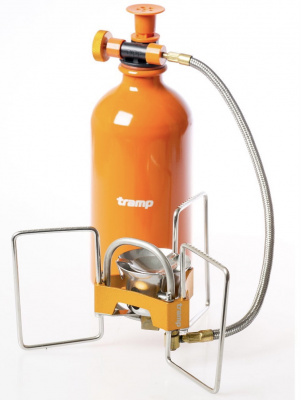Горелка туристическая складная со шлангом бензиновая - Tramp
