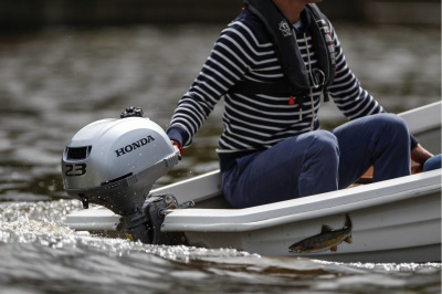 Мотор лодочный подвесной 4-х тактный мотор HONDA BF 2.3DH-SC-HU