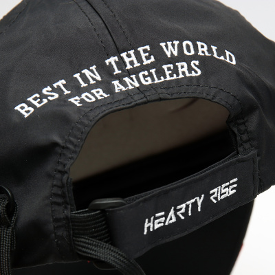 Бейсболка Hearty Rise, черная с золотом