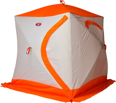 Зимняя палатка Медведь Куб 2 Люкс (1.8*1.8/1.8m) утеплённая (3-сл)