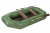 Лодка гребная под мотор Лоцман Стандарт 260 ВНД (зелёный)
