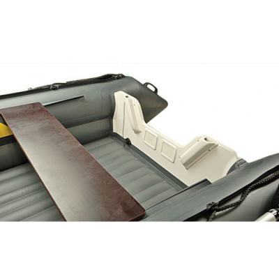 Надувная лодка ПВХ Риф Скат Тритон 350 НД (пластиковый транец, НДНД)