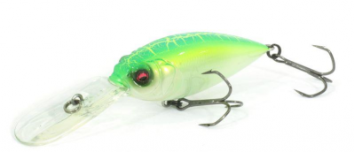 Воблер Megabass Deep-Six crack lime chart