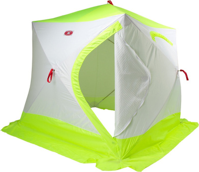 Зимняя палатка Медведь Куб 3 Люкс (2.1*2.1/1.9m) утеплённая (3-сл)