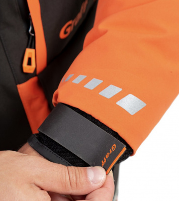 Костюм рыболовный Graff (поплавок -15°С) (215ОВ-11 черно-оранжевый) размер XXL (182-188)