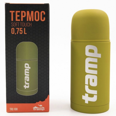 Термос Tramp Soft Touch 0,75 л оливковый