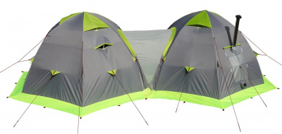 Мобильная Баня Лотос 5 (Д-образный вход + дно ПУ4000) (360х320/205 см)