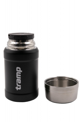Термос Tramp пищевой в чехле 0.8 л чёрный