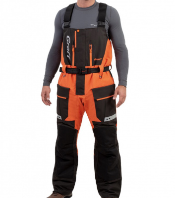Костюм рыболовный Graff (поплавок -15°С) (215ОВ-11 черно-оранжевый) размер XXL (182-188)