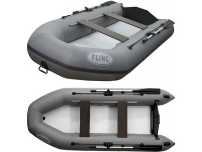 Моторно-гребная лодка Flinc FT290LA AirDeck (оливковый) модель 2025 г