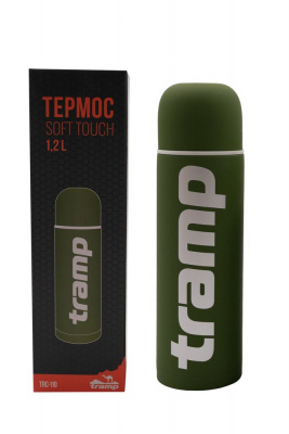 Термос Tramp Soft Touch 1.2 л хаки