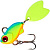 Тейл-спиннер Narval Buzzing Bug 10gr #001-Blue Back Chartreuse