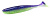 Keitech Easy Shiner 8" цв. PAL#06T Violet Lime Belly