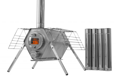 Печь Берег для палатки  "Сопутник" New (труба - 80мм)