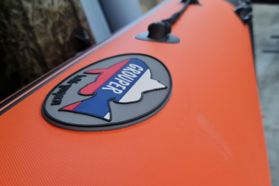 Лодка Grouper GR 350 НДНД (оранжево - черный ) модель 2025 г