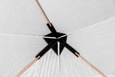 Палатка для зимней рыбалки Кедр Куб-3 (2.15*2.15/2.0м) Трёхслойная (Утеплённая)