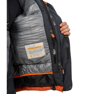 Костюм рыболовный Graff зимний -50°С (218ОВ черно-серый) размер XL (176-182)