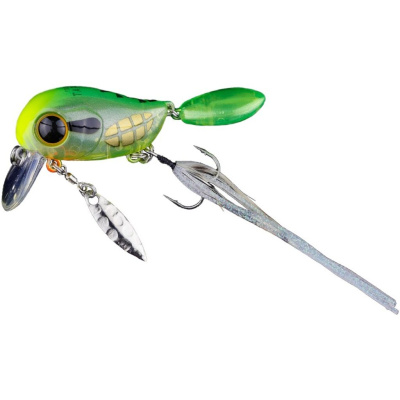 Воблер Jackall micro Tappy Floating #chartreuse grass hopper
