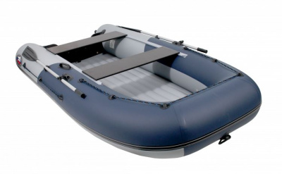 Лодка Grouper GR 335W (кокпит 80 см) НДНД (графитово - серый) модель 2025 г