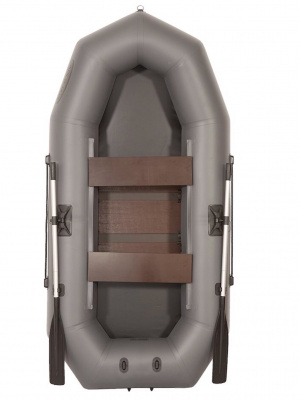 Лодка гребная под мотор Лоцман Профи С-260 МРС (серый)