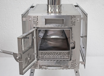 Печь Берег для палатки "Atomstove" Большая New (труба - 80мм)