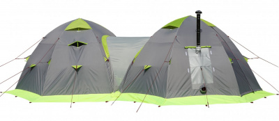 Мобильная Баня Лотос 5 (Д-образный вход + дно ПУ4000) (360х320/205 см)