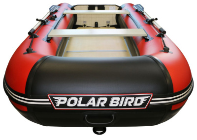 Лодка Polar Bird 340М (Лайт) Стеклокомпозит (Чёрно-красный)